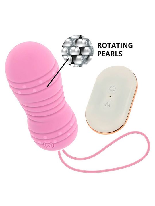 Ohmama - Remote Control Egg 7 Modes Rotation Pink