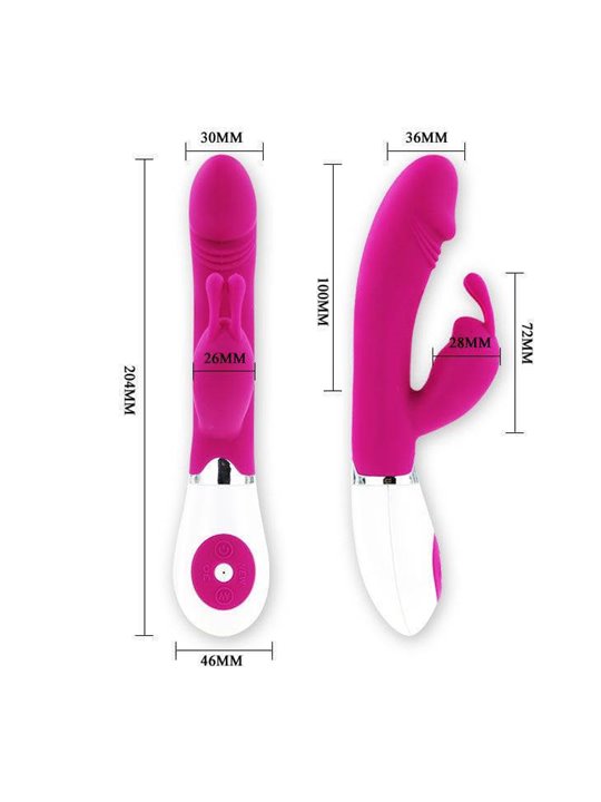 Pretty Love - Flirtation Vibrator with Rabbit Gene