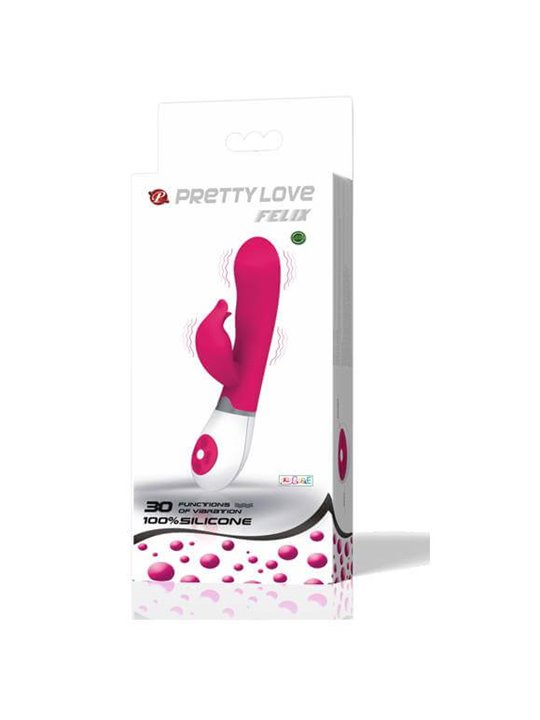 Pretty Love Flirtation - Felix Vibratore Rabbit Rosa