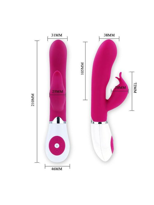 Pretty Love Flirtation - Felix Vibratore Rabbit Rosa