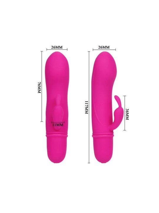 Pretty Love - Flirtation Vibrator with Rabbit Caesar