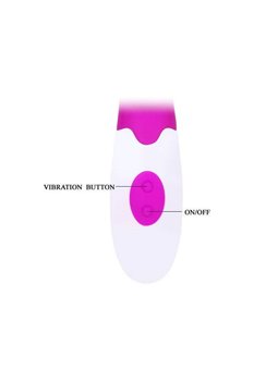 Pretty Love - Flirtation Alvis Vibrator with Clitoris Stimulator