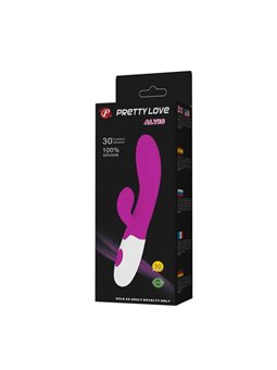 Pretty Love - Flirtation Alvis Vibrator with Clitoris Stimulator