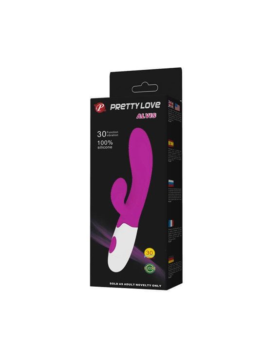 Pretty Love - Flirtation Alvis Vibrator with Clitoris Stimulator