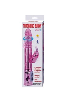 Baile - Throbbing Bunny Vibratore Rabbit con Rotazione Rosa