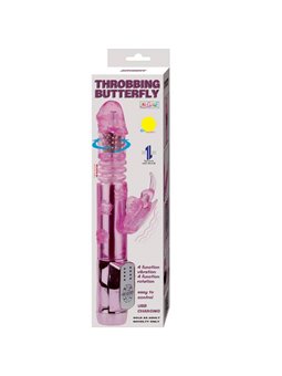 Baile - Throbbing Butterfly Vibratore Rabbit Rosa