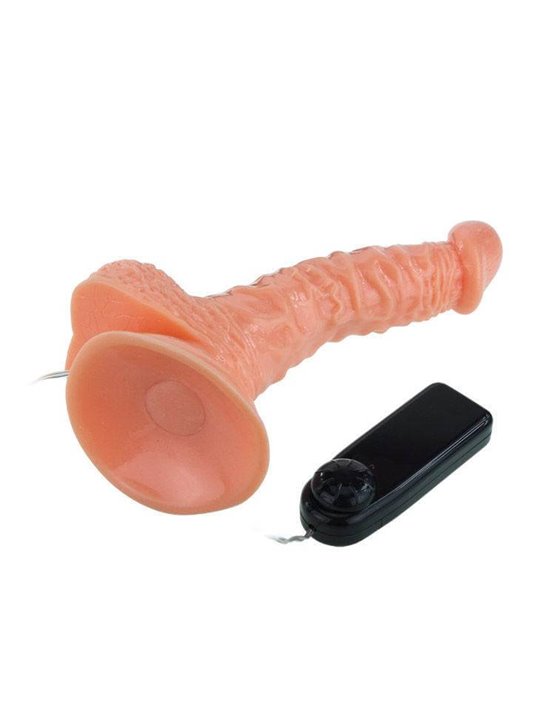 Baile - Super Rota Dong Dildo Realistico Vibrante con Rotazione 19 CM