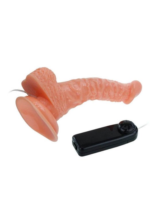 Baile - Super Rota Dong Dildo Realistico Vibrante con Rotazione 19 CM
