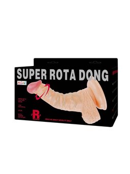Baile - Super Rota Dong Dildo Realistico Vibrante con Rotazione 19 CM