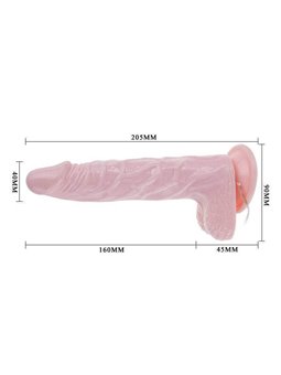 Baile - Super Rota Dong Realistic Dildo 20.5 CM