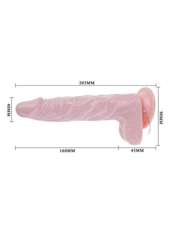 Baile - Super Rota Dong Realistic Dildo 20.5 CM