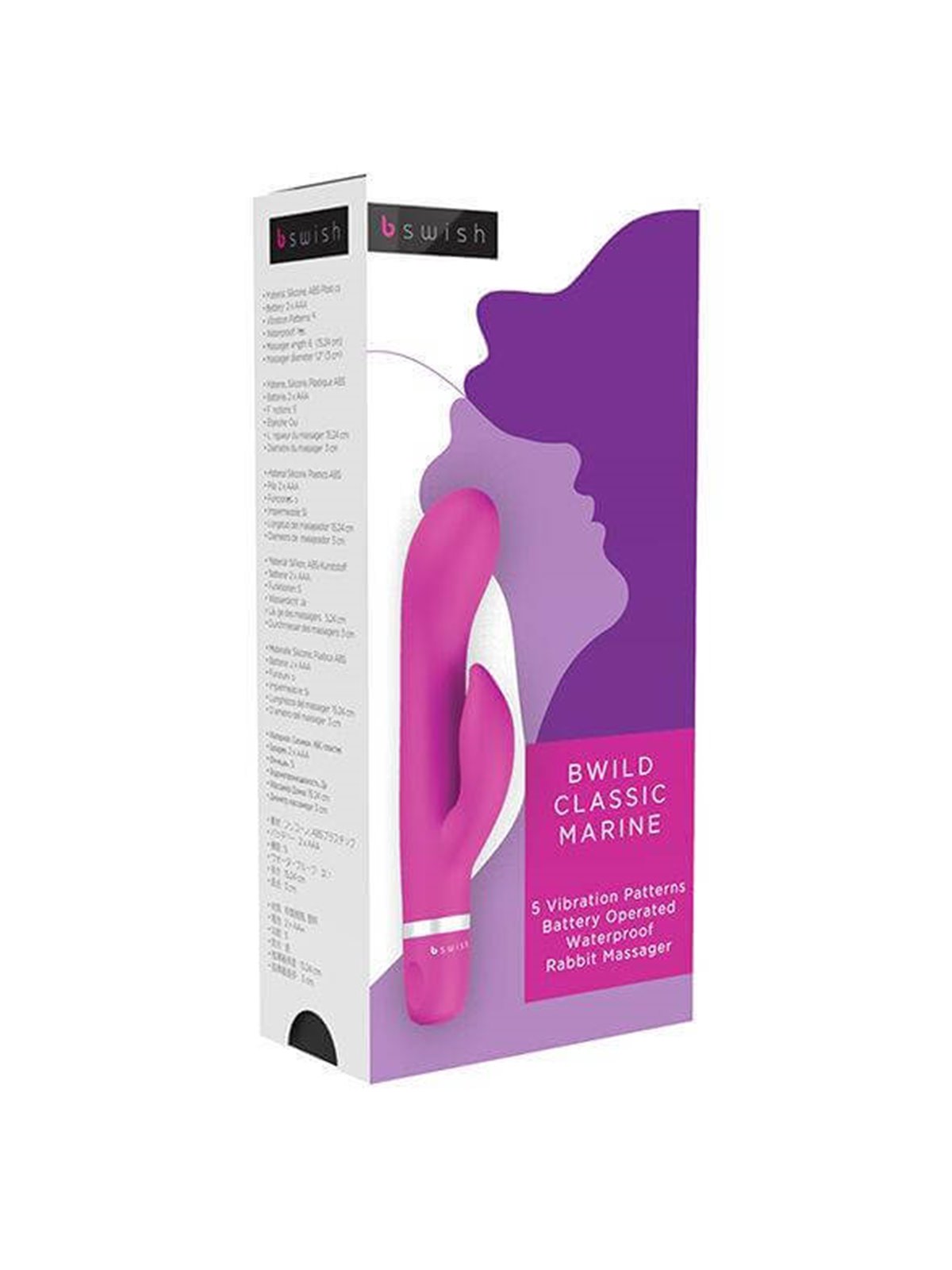 B Swish - Bwild Classic Marine Vibratore Rabbit Fucsia