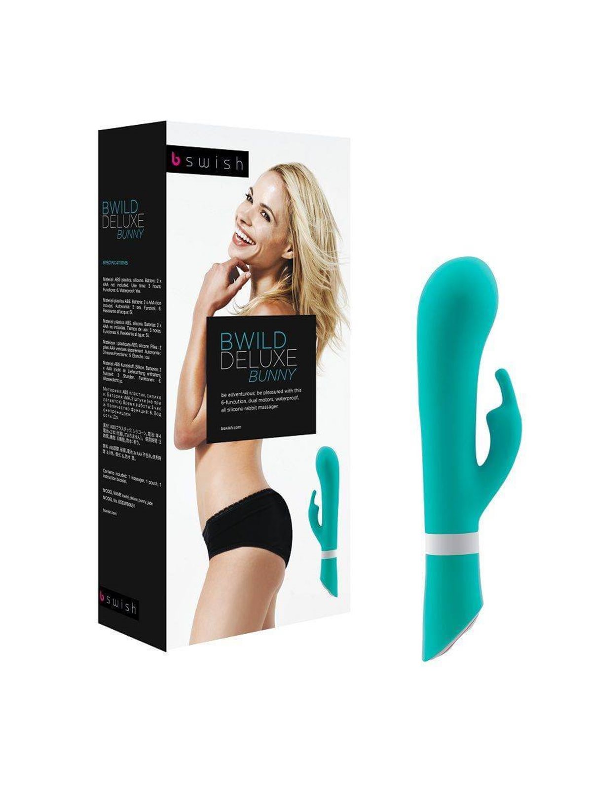 B Swish Bwild Deluxe Bunny Rabbit Vibrator Jade