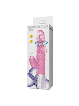 Baile Mariposa Tulip - Vibratore Rabbit con Oscillazione e Rotazione
