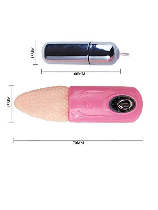 Baile Tongue Massager - Massaggiatore Lingua Vibrante 3 Velocità