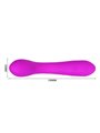 Pretty Love Tony - Massaggiatore Intimo Viola con 30 Funzioni