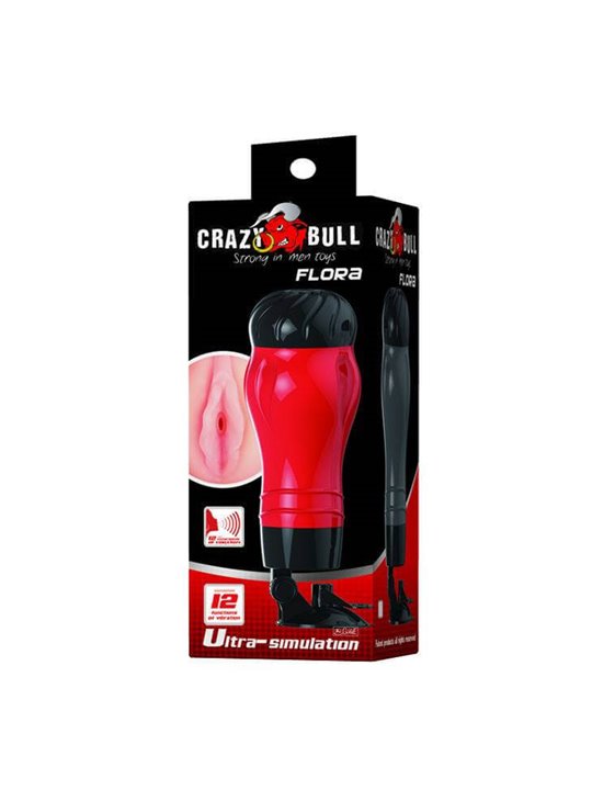 Crazy Bull - Flora Vagina with Voice Masturbator Base