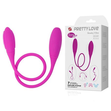 Pretty Love Snaky Vibe - Vibratore Doppio Deluxe 7 Funzioni