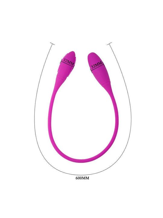 Pretty Love Snaky Vibe - Vibratore Doppio Deluxe 7 Funzioni