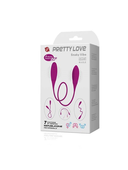 Pretty Love Snaky Vibe - Vibratore Doppio Deluxe 7 Funzioni