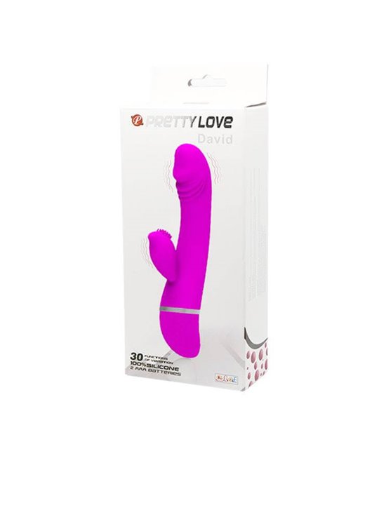 Pretty Love - Flirtation Vibrator with Rabbit David
