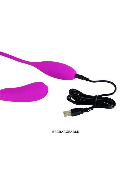 Pretty Love Snaky Vibe - Vibratore Doppio 7 Funzioni + Solletico