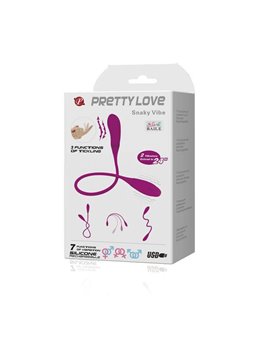 Pretty Love Snaky Vibe - Vibratore Doppio 7 Funzioni + Solletico