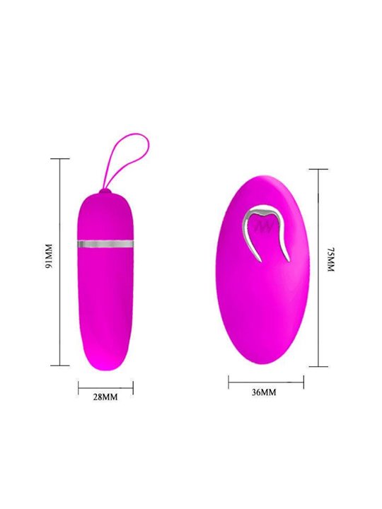 Pretty Love - Debby Vibrating Egg with Control