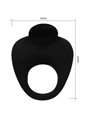 Pretty Love - Thimble Vibrator Ring Black