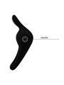 Pretty Love - Thimble Vibrator Ring Black