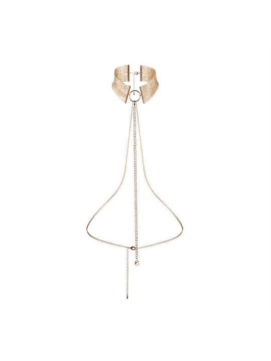 Bijoux - Désir Métallique Golden Metallic Necklace