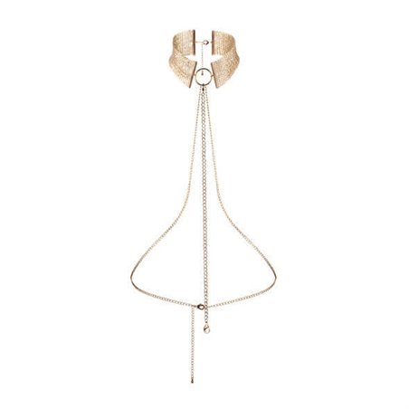 Bijoux - Désir Métallique Golden Metallic Necklace