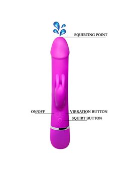 Pretty Love - Henry Vibrator with 12 Vibration Modes and Squirt Function