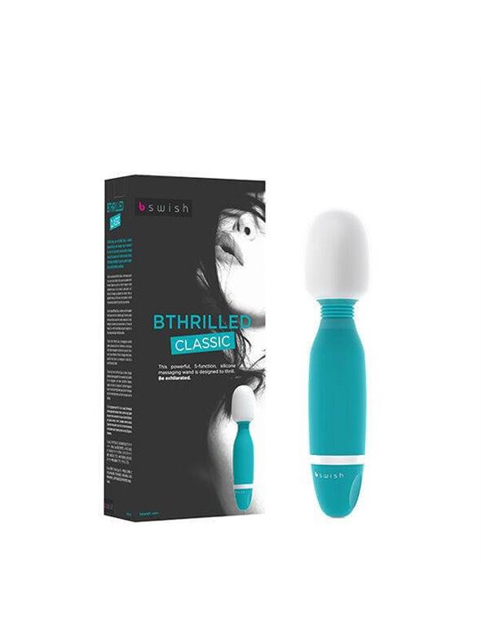B Swish Bthrilled Classic - Vibratore Massaggiatore Wand Verde