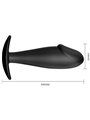 Pretty Love - Anal Plug Silicone Penis Form Black