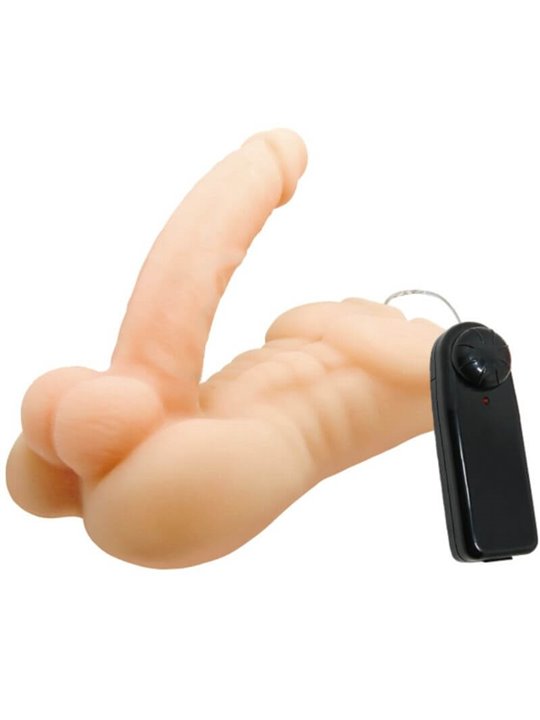 Baile Bigger Man - Masturbatore Vibrante Busto con Pene Realistico in Silicone