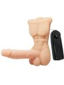 Baile Bigger Man - Masturbatore Vibrante Busto con Pene Realistico in Silicone