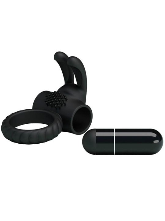Pretty Love Eudora Vibrator Ring With Rabbit