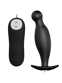 Pretty Love Bottom - Silicone Anal Plug Extra Stimulation 12 Speeds Remote Control