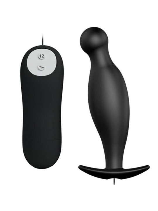 Pretty Love Bottom - Silicone Anal Plug Extra Stimulation 12 Speeds Remote Control
