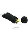 Pretty Love - Silicone Anal Plug 12 Vibration Modes Black