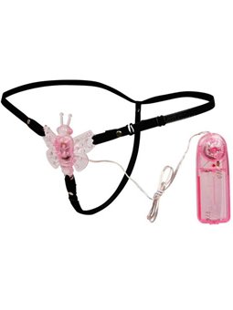 Baile - Harness with Multivespeed Vibrating Butterfly