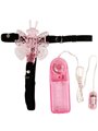 Baile - Harness with Multivespeed Vibrating Butterfly