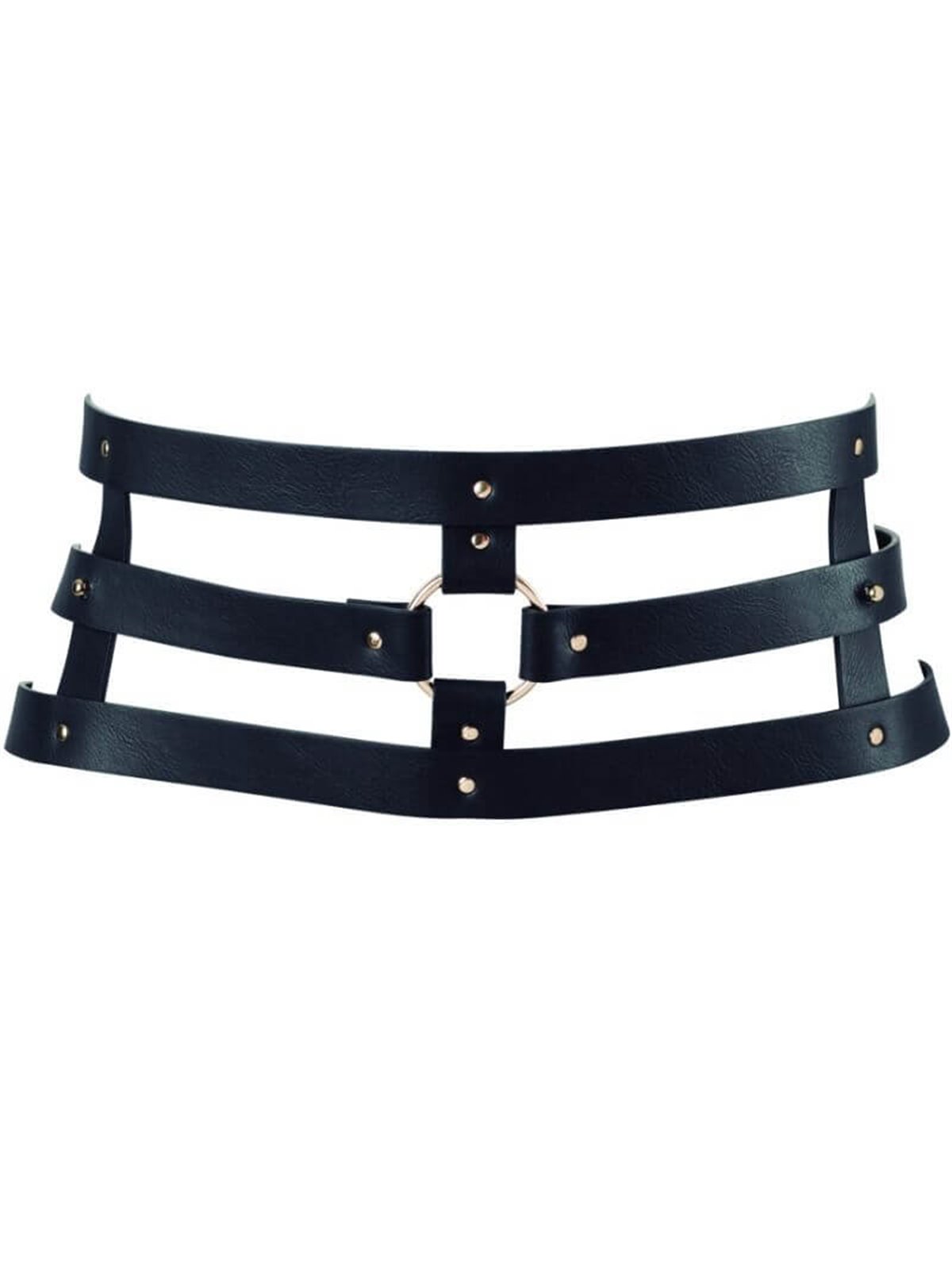 Bijoux - Indiscrets Maze Belt with Strap Black