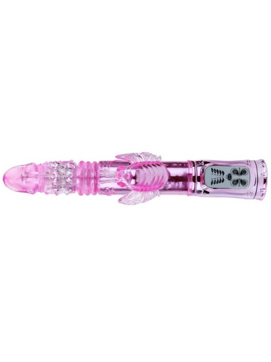Baile - Rechargeable Vibrator with Rotation and Throbbing Butterf Stimulator