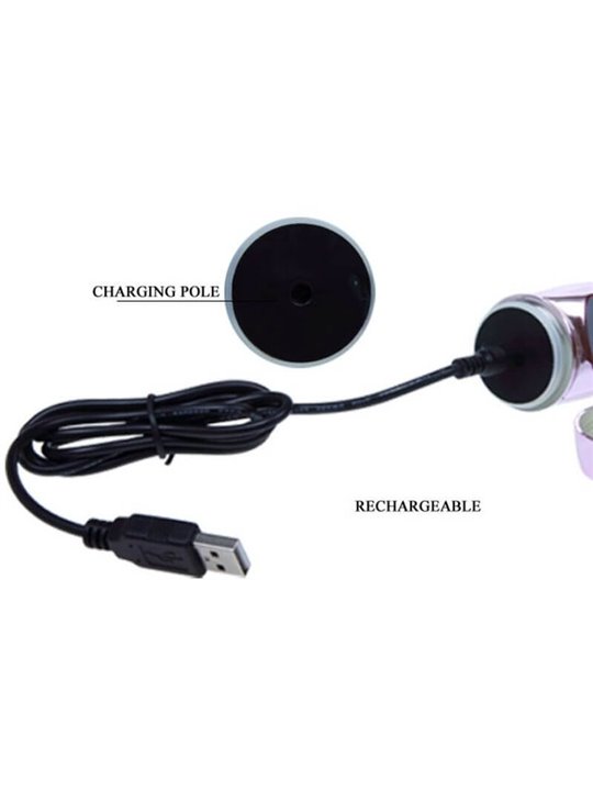 Baile - Rechargeable Vibrator with Rotation and Throbbing Butterf Stimulator