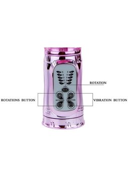 Baile - Rechargeable Vibrator with Rotation and Throbbing Butterf Stimulator