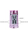 Baile - Rechargeable Vibrator with Rotation and Throbbing Butterf Stimulator