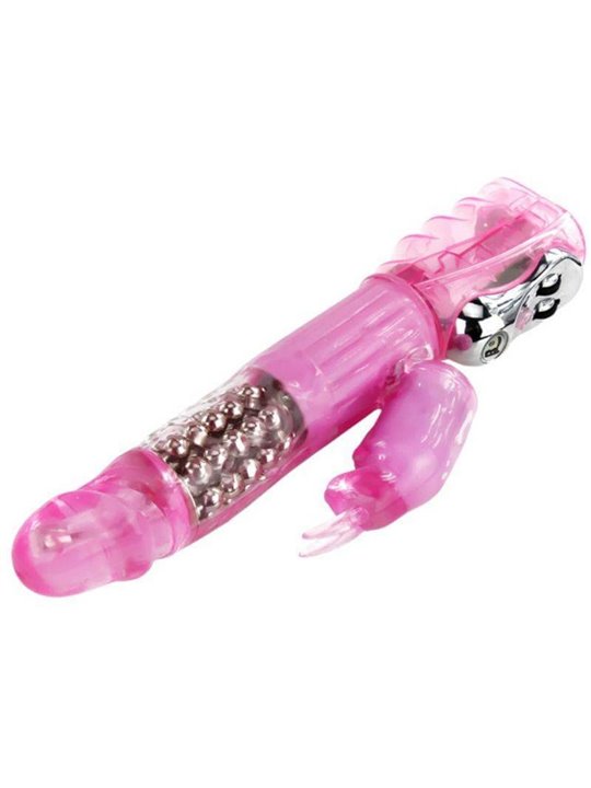 Baile Throbbing Rabbit - Vibratore con Rotazione e Stimolatore a Coniglio
