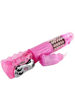 Baile Throbbing Rabbit - Vibratore con Rotazione e Stimolatore a Coniglio